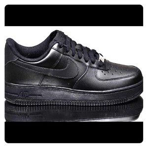 black air force ones size 6